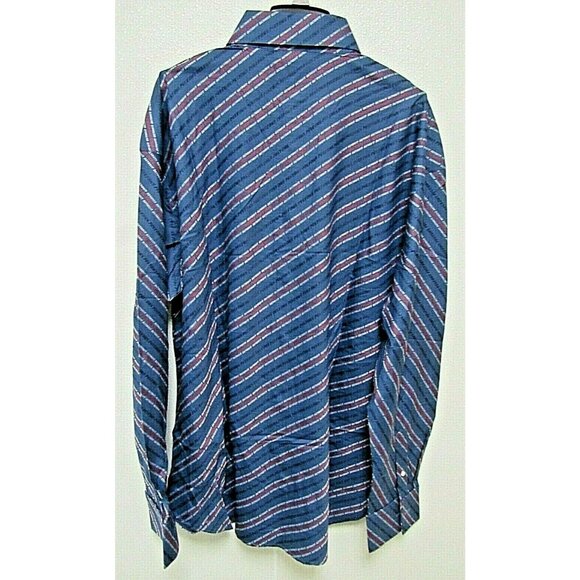 NBA Detroit Pistons Button Up Dress Shirt Long Sleeve by Headmaster size 2XL - Picture 2 of 10